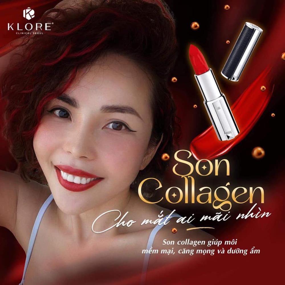 364-02 Red Pink - Son Collagen Lipstick Klore Đỏ Hồng son môi2.jpg