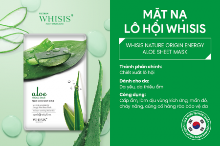 Mặt Nạ Lô Hội Hàn Quốc Whisis 25ml