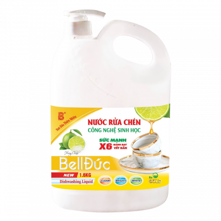 nước rửa chén sinh học bell đức hương chanh 1.6 kg